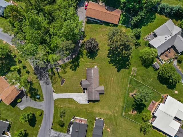 birds eye view of property featuring a residential view