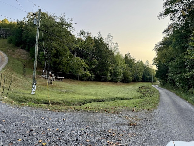 view of road