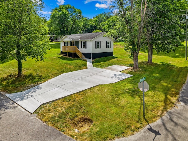 126 Double Cave Rd, Rutledge, TN 37861 - view of front facade featuring a front lawn