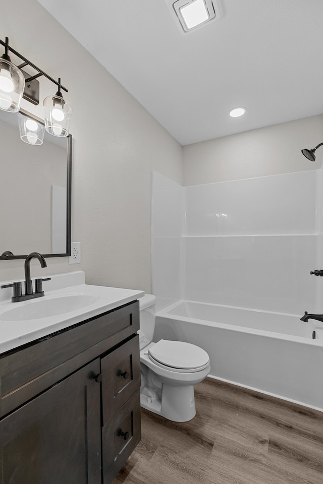 126 Double Cave Rd, Rutledge, TN 37861 - bathroom with wood finished floors, vanity, and bathing tub / shower combination