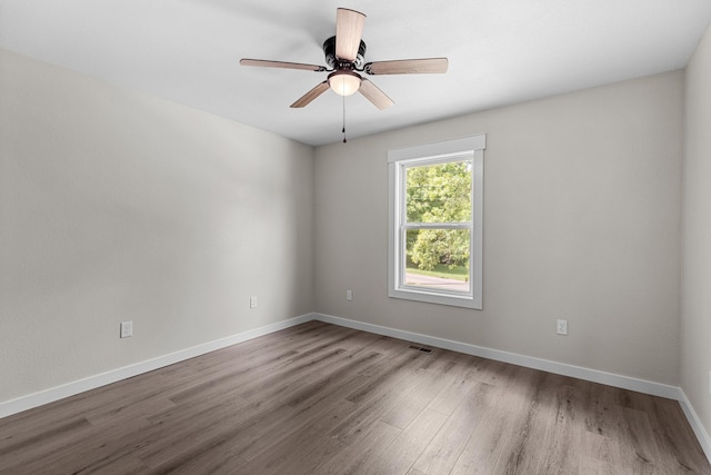 126 Double Cave Rd, Rutledge, TN 37861 - unfurnished room with wood finished floors and ceiling fan