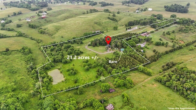 7868 Saint Clair Rd, Whitesburg, TN 37891 - view of rural area featuring property parcel outlined