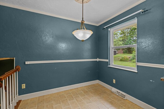 5715 Academy Dr, Morristown, TN 37814 - empty room featuring baseboards and ornamental molding