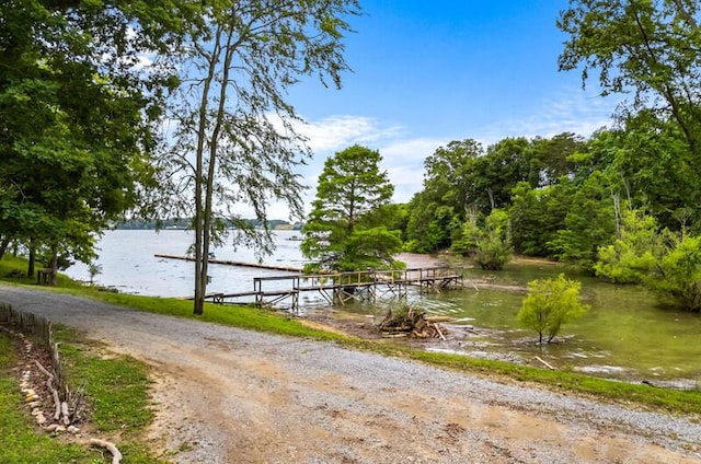 1370 Flat Woods Rd, Dandridge, TN 37725 - water view with a boat dock