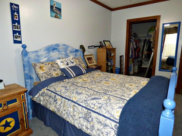 2115 Rambling Rose Ln, Jefferson City, TN 37760 - bedroom with a closet and ornamental molding