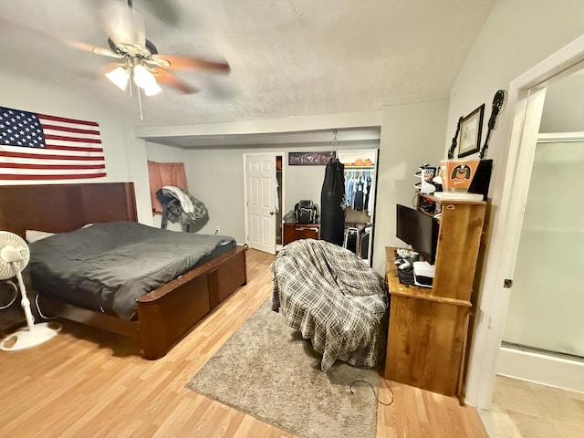 3500 Poor Valley Rd, Rutledge, TN 37861 - bedroom featuring wood finished floors and ceiling fan