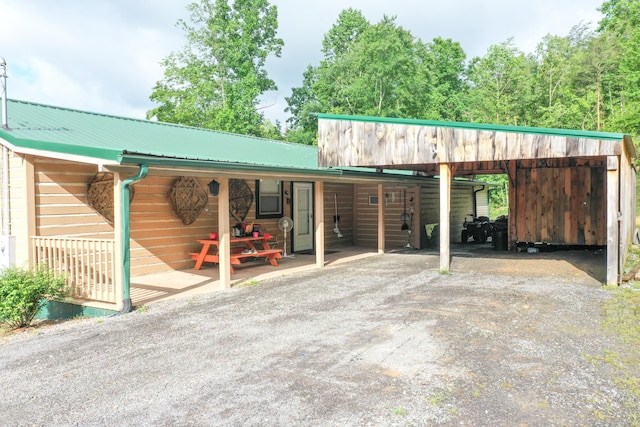 3500 Poor Valley Rd, Rutledge, TN 37861 - view of patio with a carport