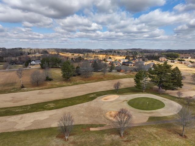 310 Par Ln, Greeneville, TN 37743 - view of home's community featuring curved driveway, golf course view, and a residential view