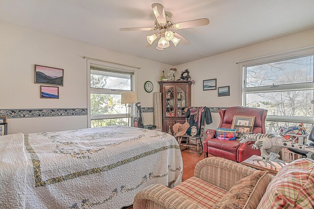 310 Par Ln, Greeneville, TN 37743 - bedroom with a ceiling fan