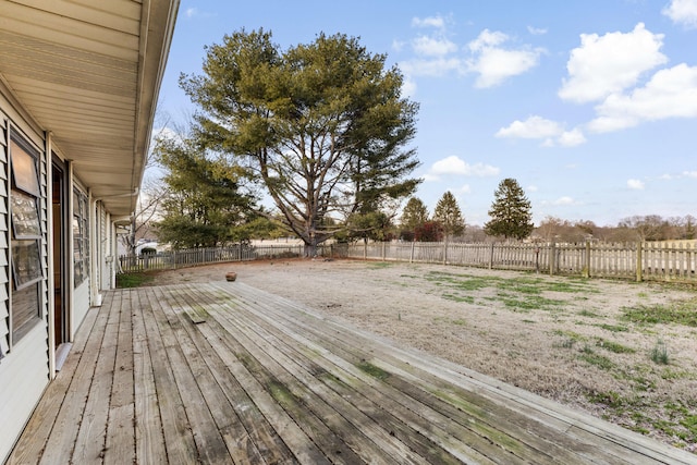 view of deck