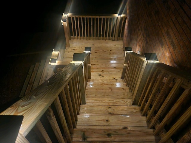 view of staircase