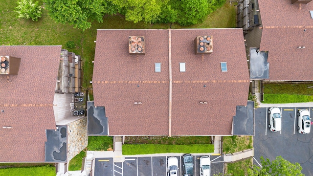 view from above of property