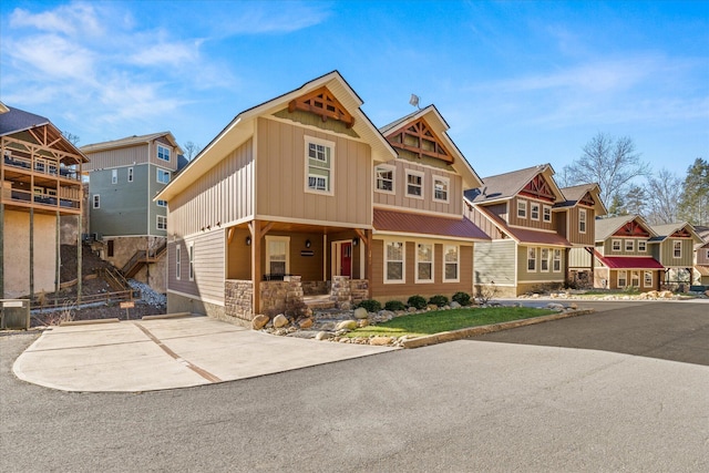 view of craftsman house