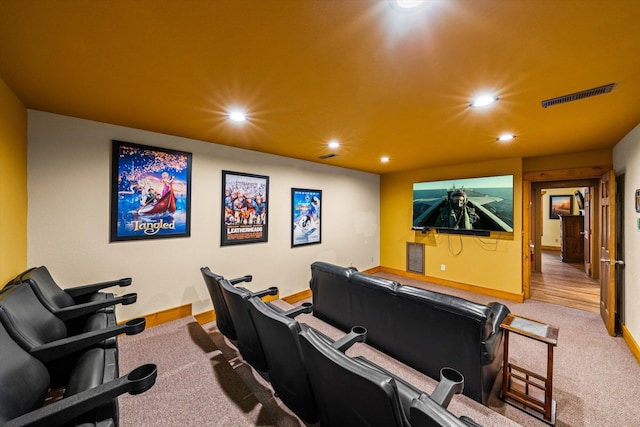 cinema with carpet floors