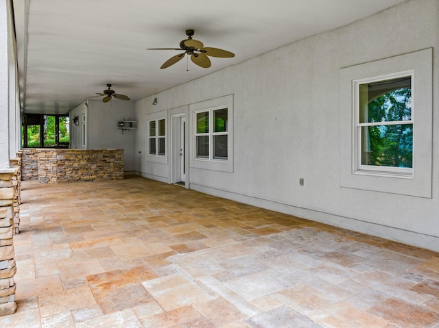 1647 Talon Ct, Talbott, TN 37877 - view of patio with ceiling fan