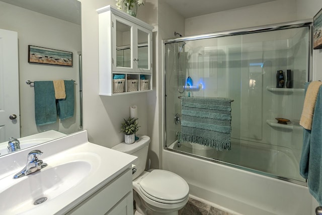 825 Greene Meadow Dr, Talbott, TN 37877 - full bath with enclosed tub / shower combo, toilet, and vanity