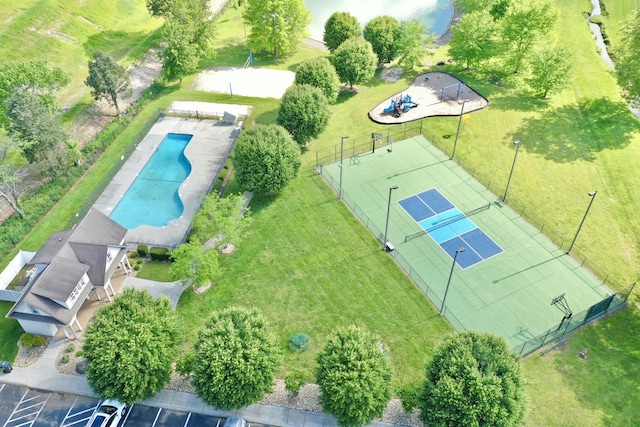 drone / aerial view