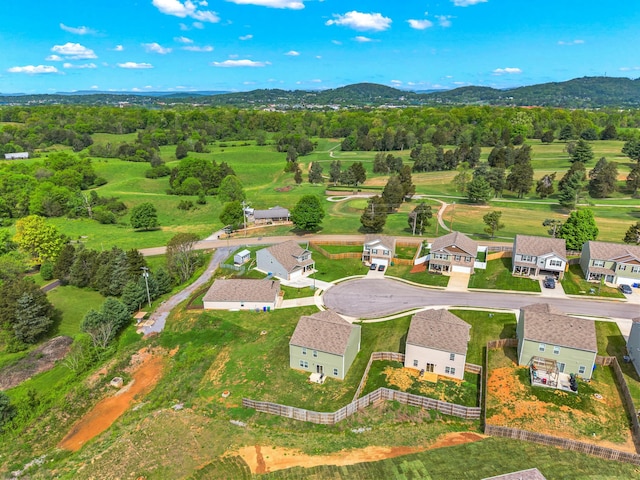 1065 Greenway Dr, Morristown, TN 37813 - drone / aerial view with a mountain view and a residential view
