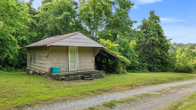 261 Buzzard Roost Rd, Bulls Gap, TN 37711 - view of outdoor structure with a view of trees