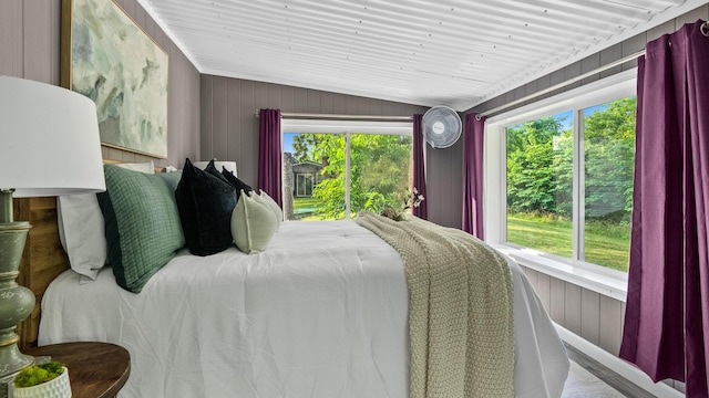 261 Buzzard Roost Rd, Bulls Gap, TN 37711 - bedroom with wood walls