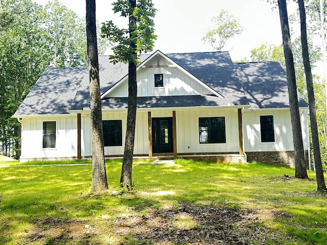 2790 Lowe Dr, Talbott, TN 37877 - modern farmhouse style home with board and batten siding, a shingled roof, and covered porch