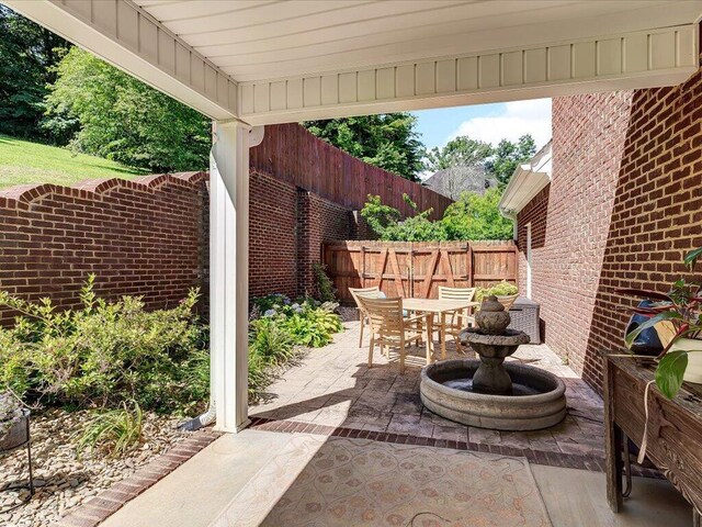 view of patio