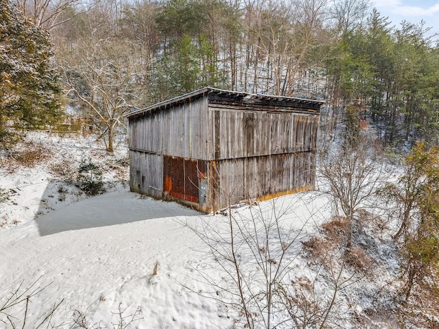 245 Fox Branch Rd, Kyles Ford, TN 37765 - view of snow covered structure