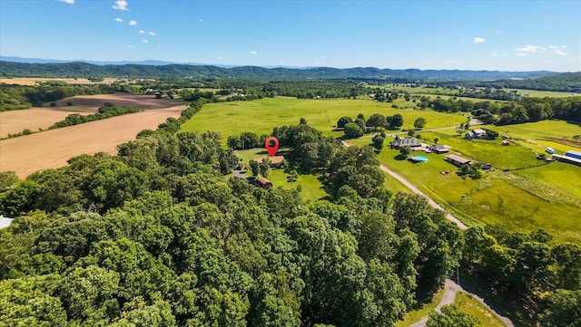 1869 Universal Rd, New Market, TN 37820 - aerial view of sparsely populated area with a mountainous background