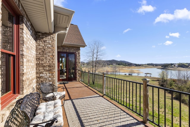 2224 Ted Moore Rd, Dandridge, TN 37725 - balcony with a water view