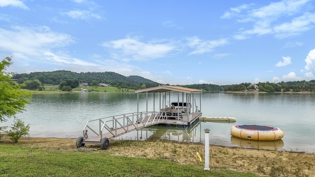 2224 Ted Moore Rd, Dandridge, TN 37725 - dock featuring a water view