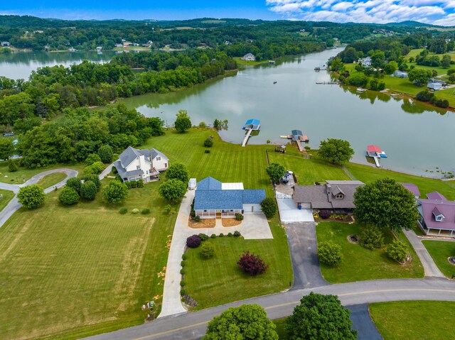 1114 Lake Ridge Dr, Dandridge, TN 37725 - aerial view of a large body of water