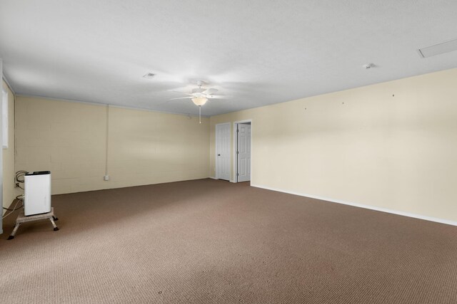 1114 Lake Ridge Dr, Dandridge, TN 37725 - spare room featuring ceiling fan and carpet flooring
