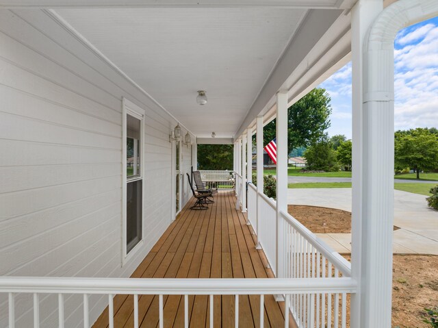 1114 Lake Ridge Dr, Dandridge, TN 37725 - view of wooden porch