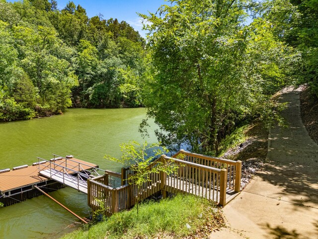 429 Filet Ln, Dandridge, TN 37725 - drone / aerial view with a wooded view and a water and mountain view
