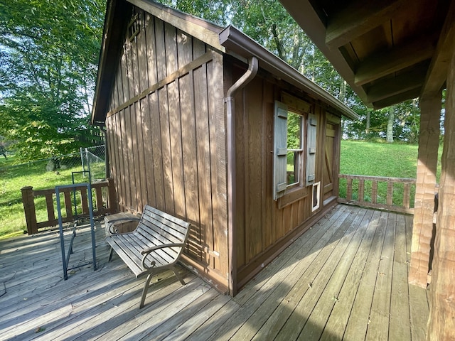 2965 Round Mountain Rd, Del Rio, TN 37727 - deck with a yard