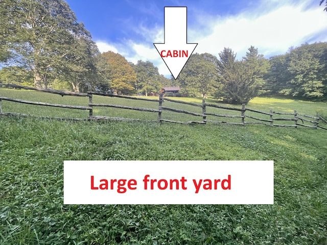 2965 Round Mountain Rd, Del Rio, TN 37727 - view of yard featuring a view of countryside