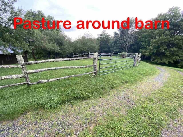 2965 Round Mountain Rd, Del Rio, TN 37727 - view of road featuring a gate and a view of rural / pastoral area