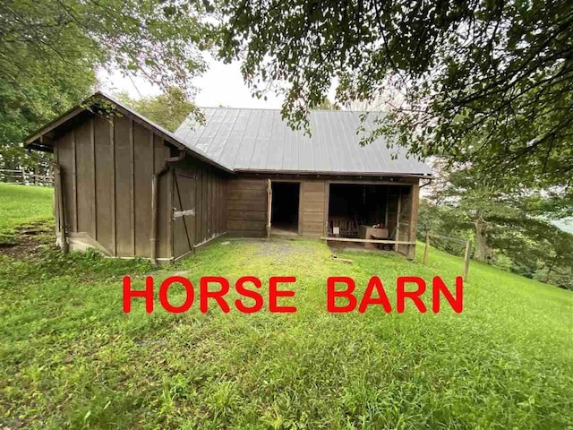2965 Round Mountain Rd, Del Rio, TN 37727 - view of pole building with a yard