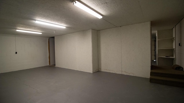 158 Delph Ln, Mooresburg, TN 37811 - finished below grade area featuring a textured ceiling and concrete block wall
