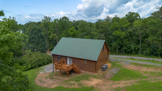 158 Delph Ln, Mooresburg, TN 37811 - view from above of property with a forest