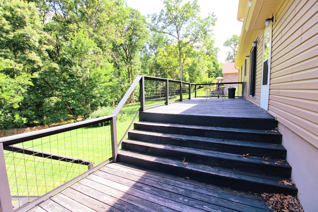 5780 Catawba Ln, Morristown, TN 37814 - deck with a yard