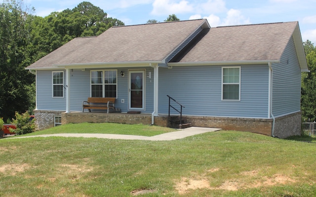 852 Quiet Oaks Way, Dandridge, TN 37725 - view of front of house featuring a front yard and a shingled roof