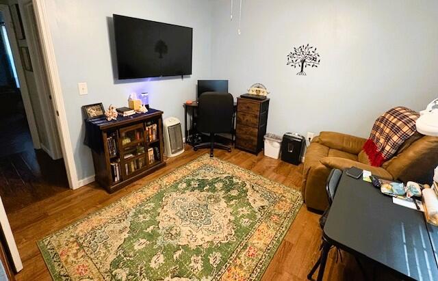 852 Quiet Oaks Way, Dandridge, TN 37725 - office with wood finished floors