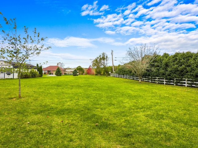 view of yard