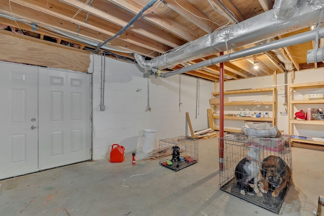 4813 Walnut Hill Dr, Morristown, TN 37814 - view of unfinished basement