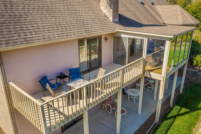 exterior space featuring a patio