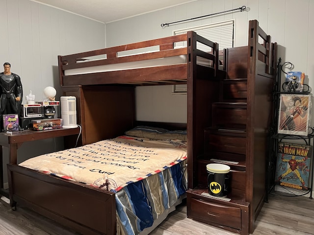 281 Webb Rd, Rogersville, TN 37857 - bedroom with wood finished floors and crown molding