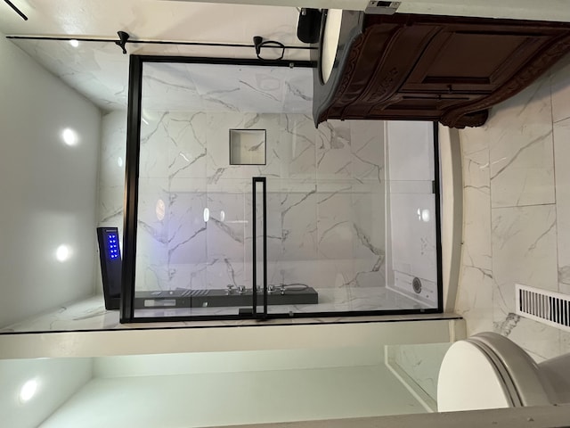 281 Webb Rd, Rogersville, TN 37857 - full bathroom with toilet and a marble finish shower