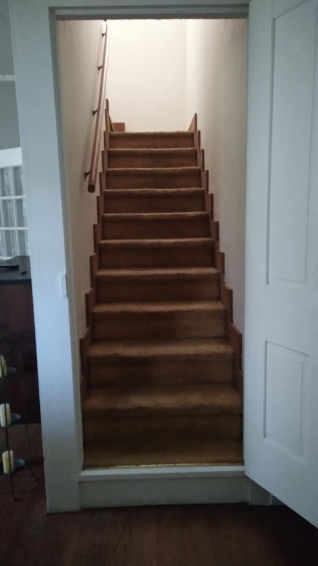 059/057.00 Spring Creek Rd, Dandridge, TN 37725 - staircase with wood finished floors