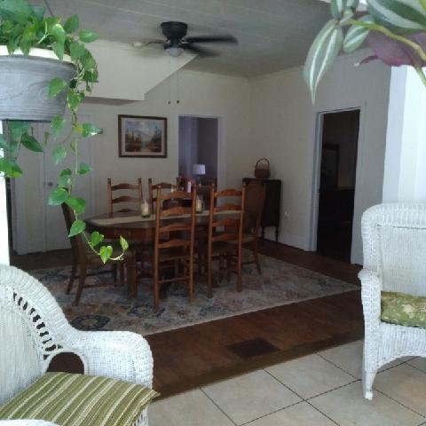 059/057.00 Spring Creek Rd, Dandridge, TN 37725 - tiled dining area with ceiling fan